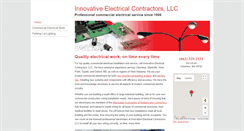 Desktop Screenshot of innovative-electricalcontr.com
